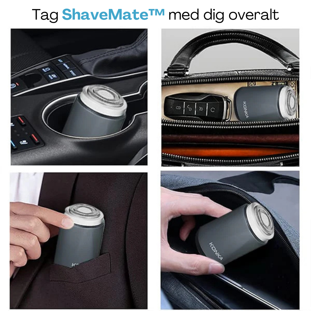 ShaveMate™ | Ett slätt resultat, alltid nära till hands